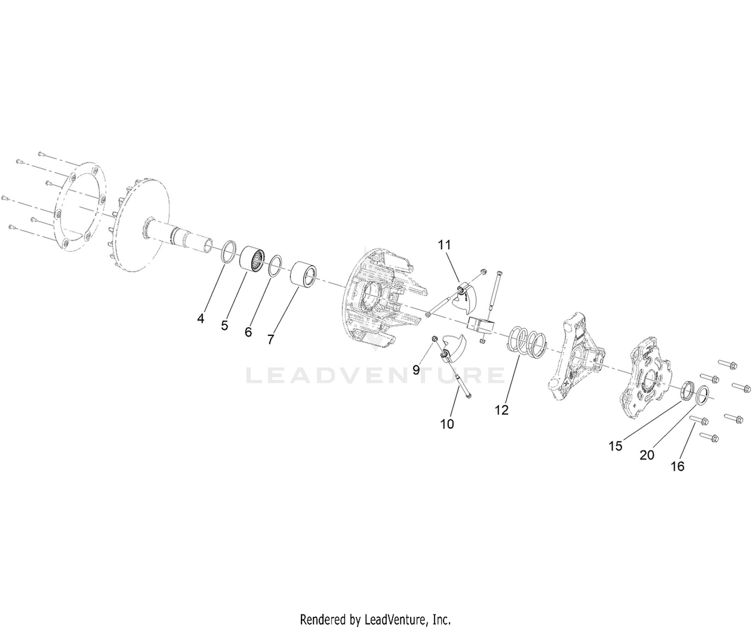 Primary Clutch Assembly No. 139-4590