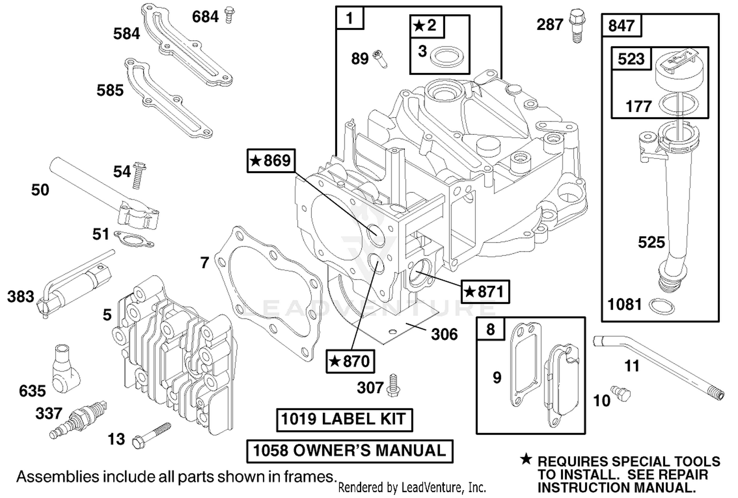 Engine Briggs  Stratton Model 12j802-2368-E1