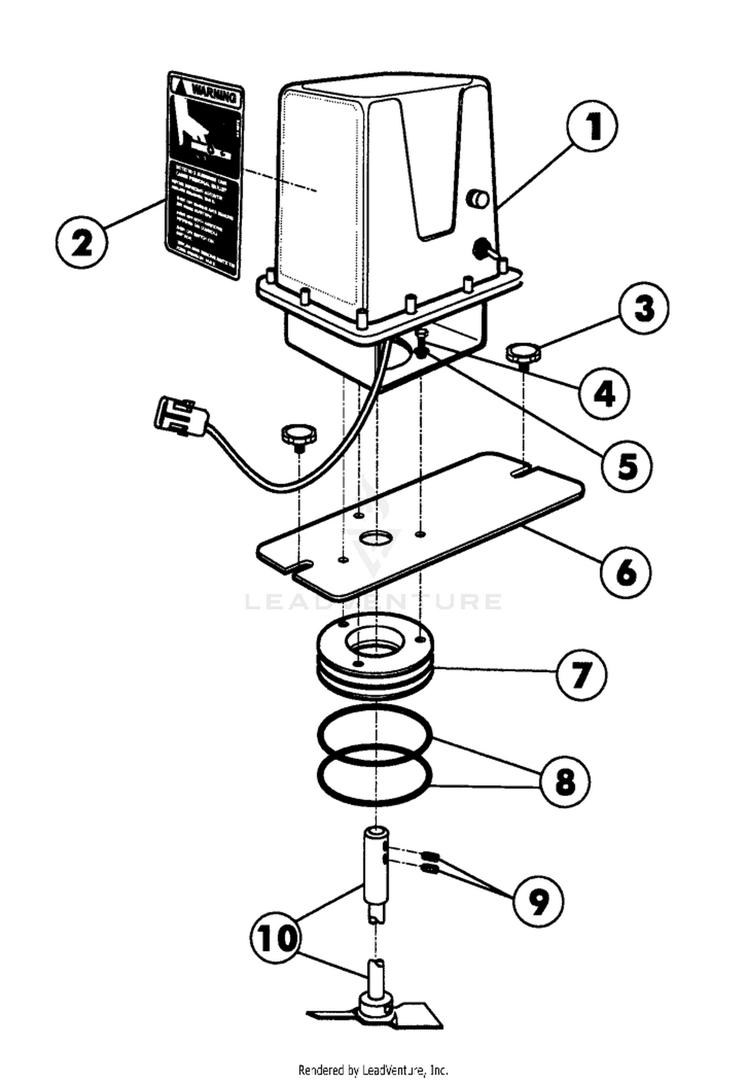 AGITATOR ASSEMBLY (92-8597)