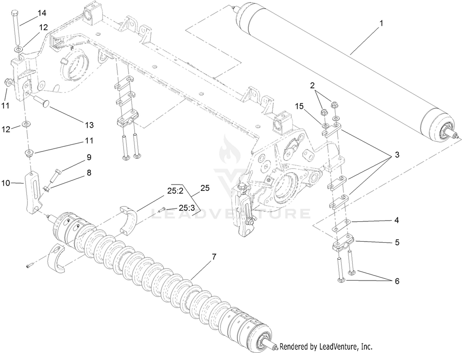 Front and Rear Roller Assembly