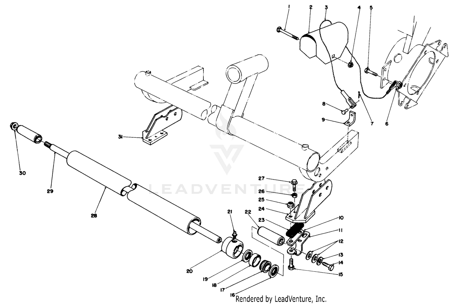 Front Roller Kit Model No. 03588 (optional)