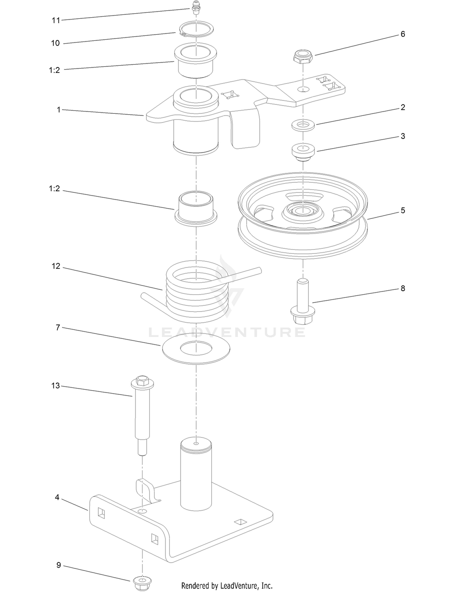 Tensioner Assembly No. 140-9027