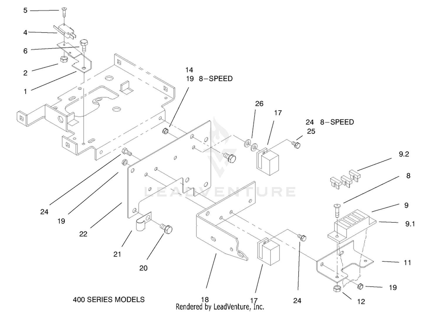 Hoodstand Electrical Housing  Wire Harness