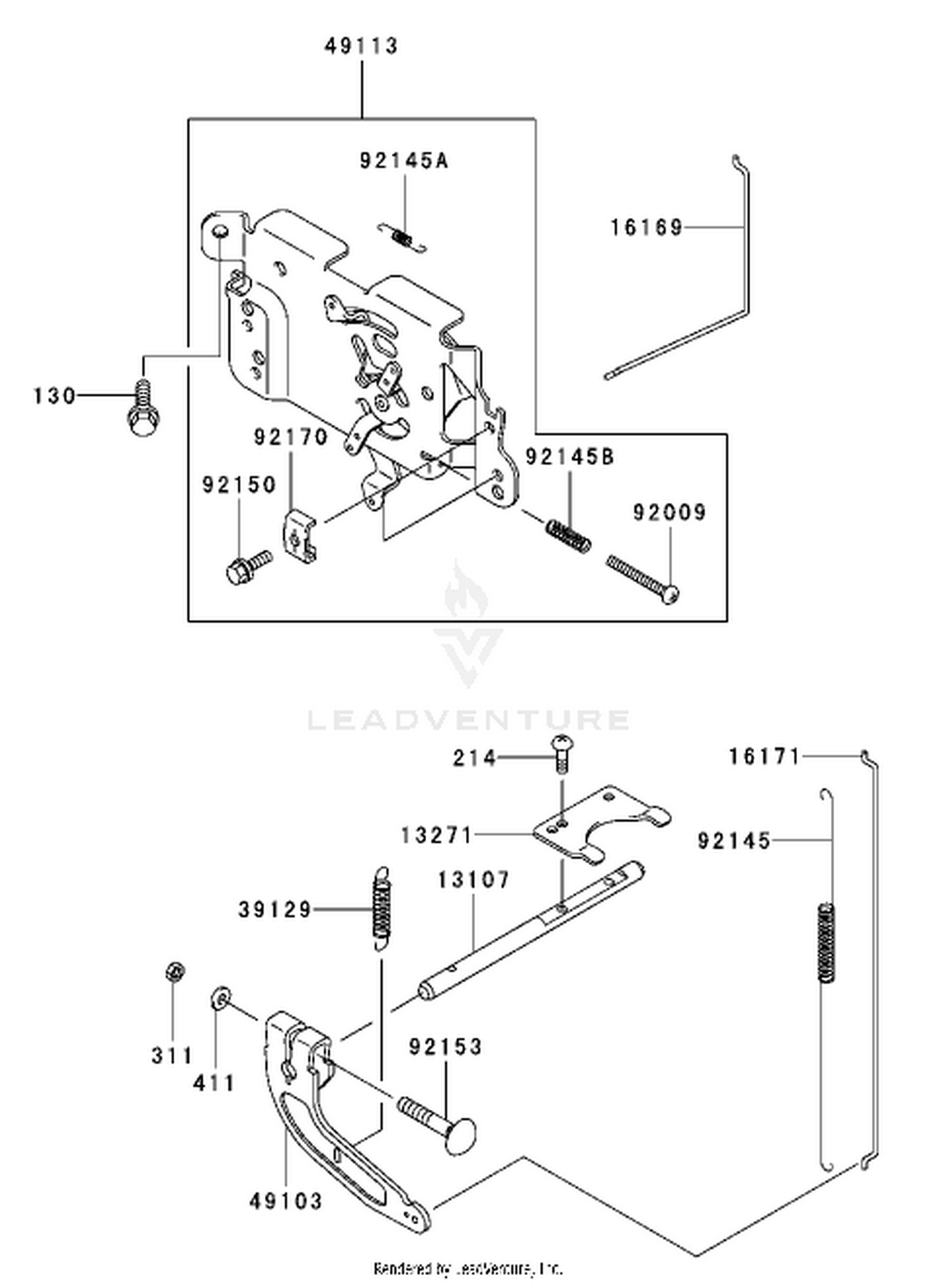 Control Equipment Assembly Kawasaki FH541V-AS04