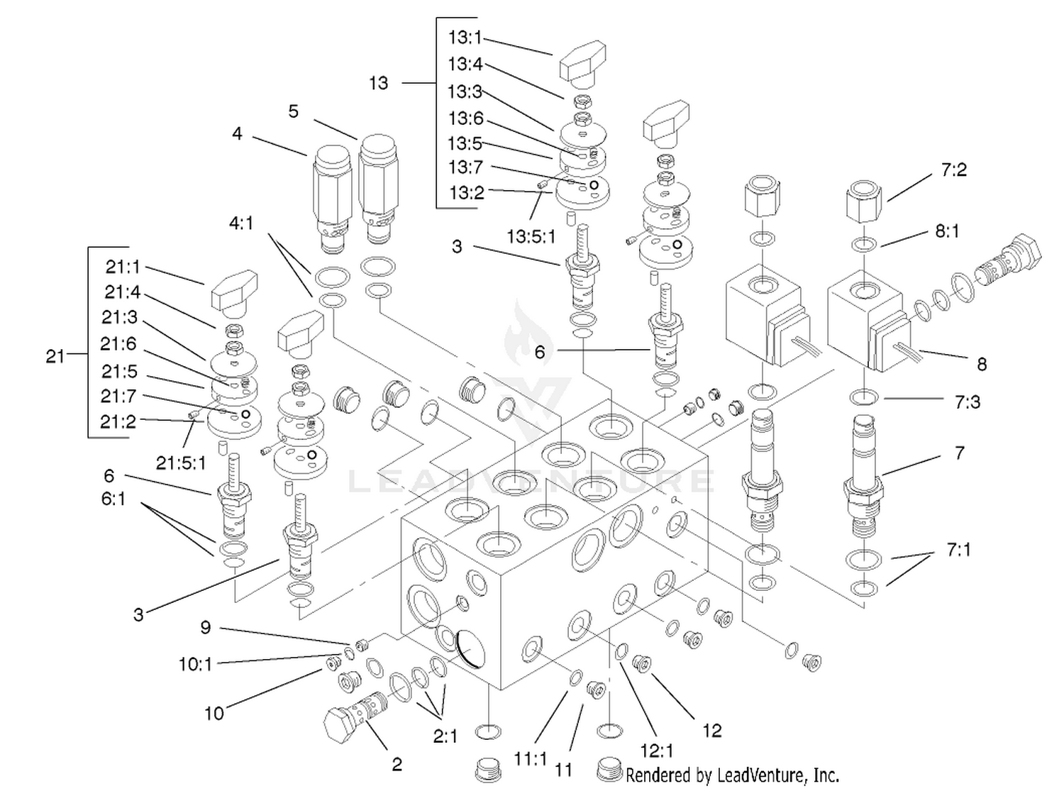 Hydraulic Manifold Assembly No. 99-6978