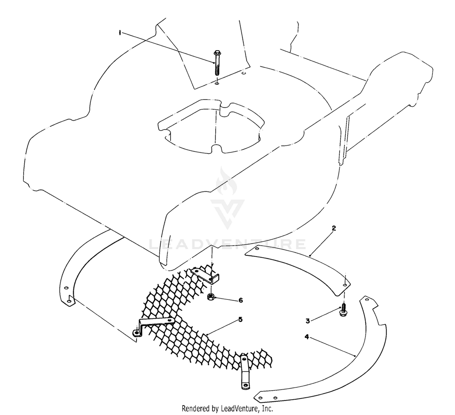 Leaf Shredder Kit No. 59101 (optional)