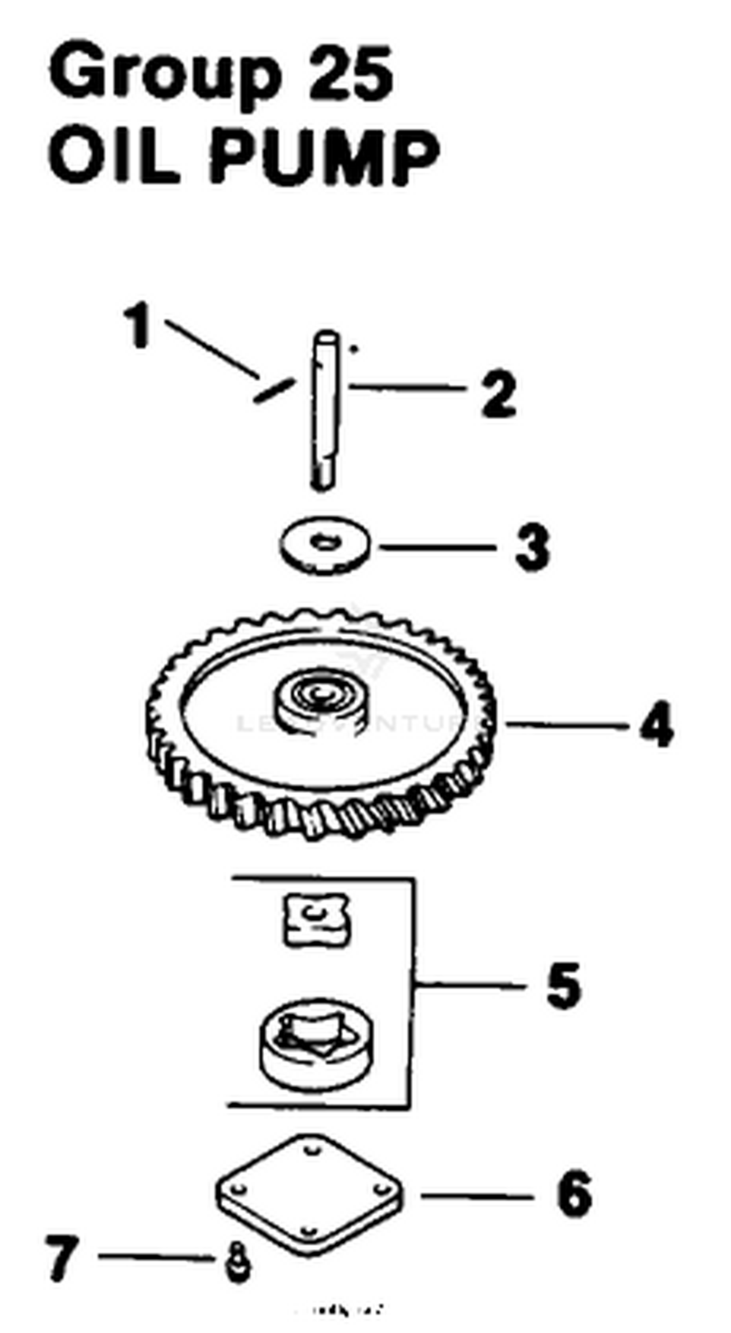 Engine Kohler Model No. Mv16s-Type Ps56519 Oil Pump Group 25