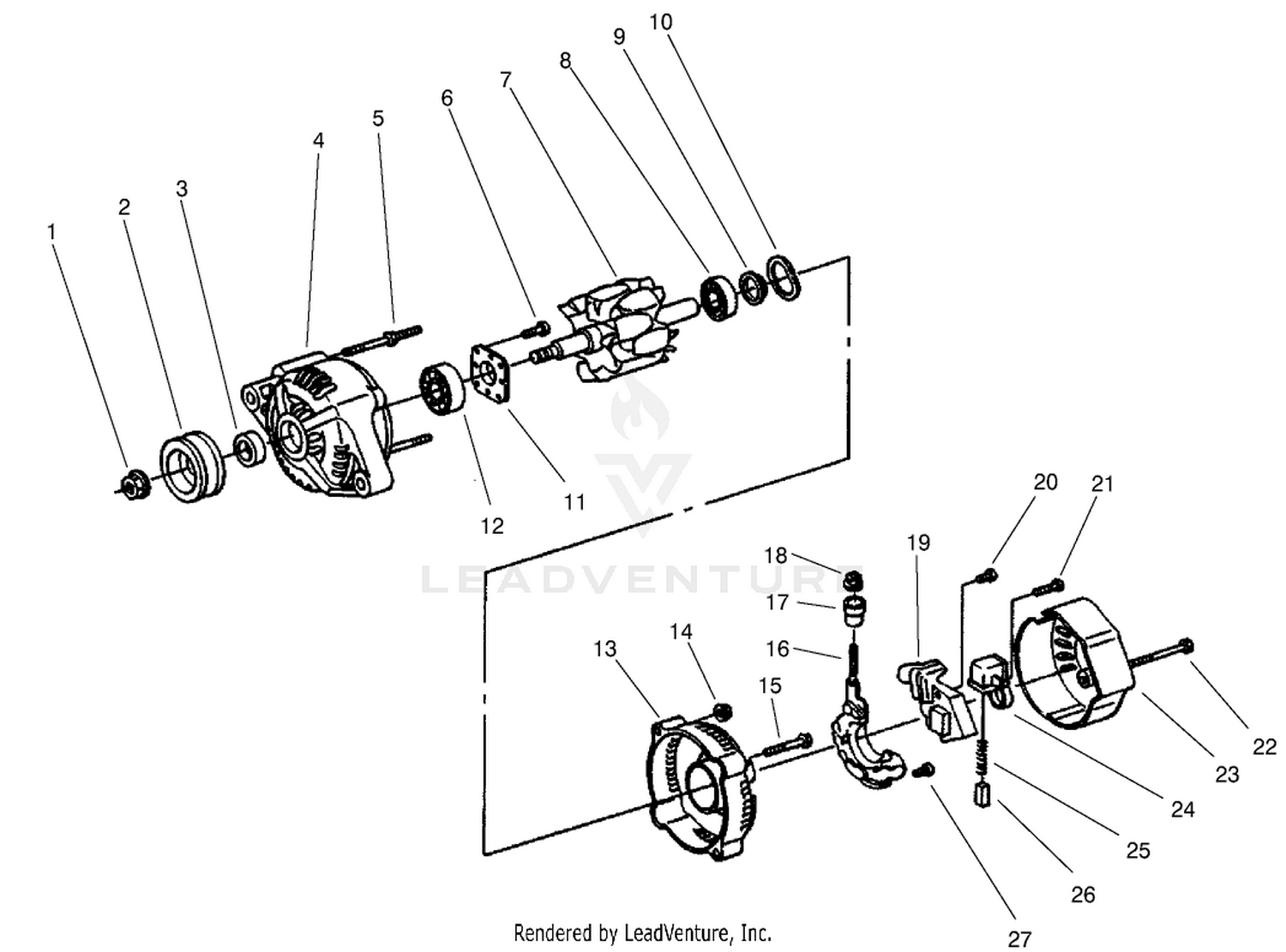 Alternator Assembly No. 98-9474