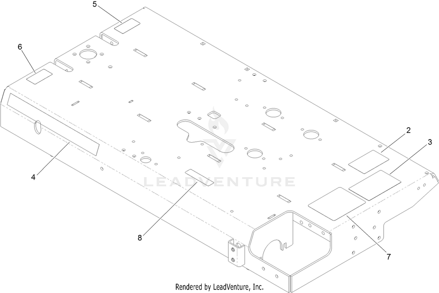 Roller Chassis Decal Assembly No. 133-1720
