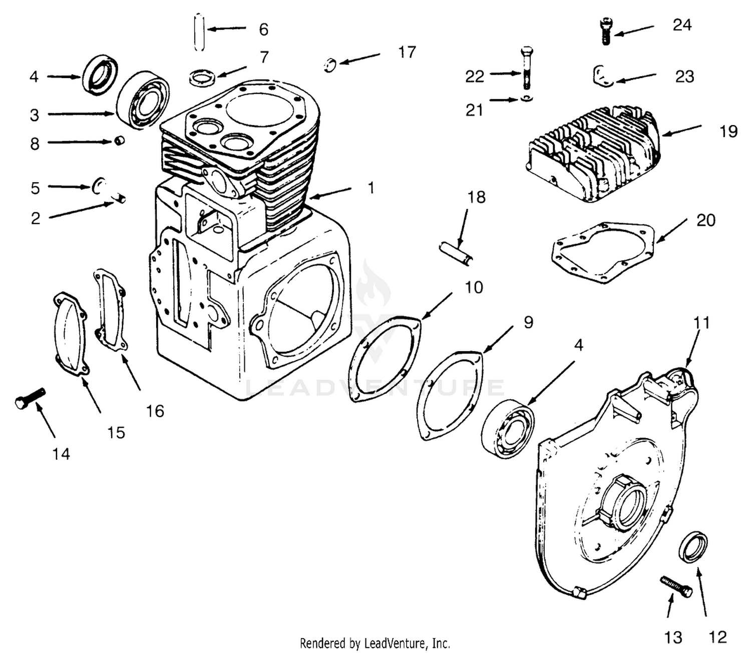 Crankcase And Cylinder Head