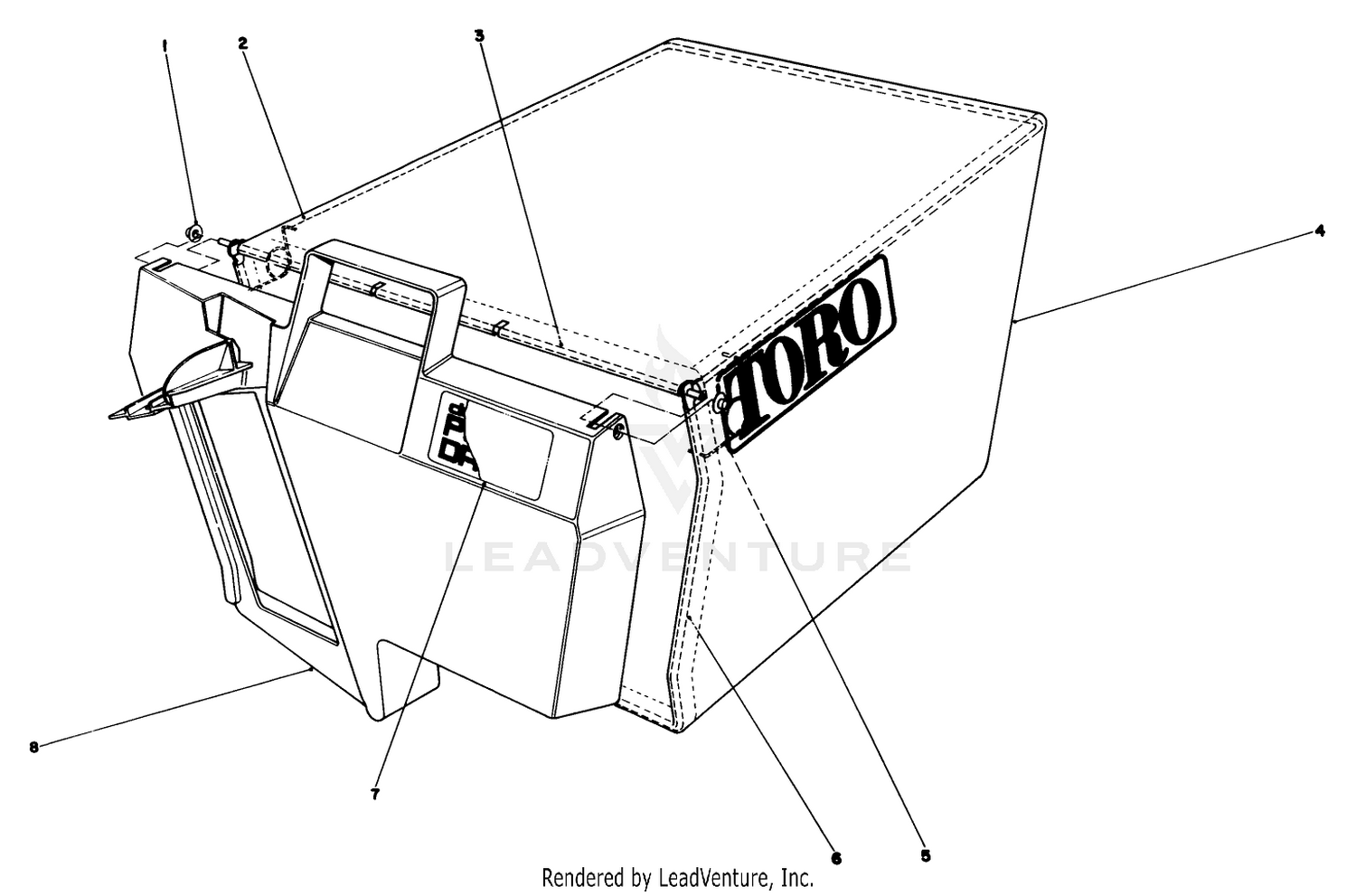 Recycler Bagging Kit Model No. 59174 (continued)(optional)