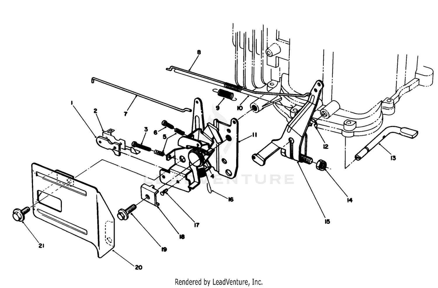 GOVERNOR ASSEMBLY (MODEL NO. VMF5  VMG6)