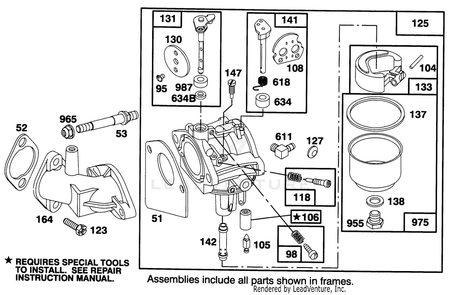 Engine Briggs  Stratton Model 286707-0453-01 3