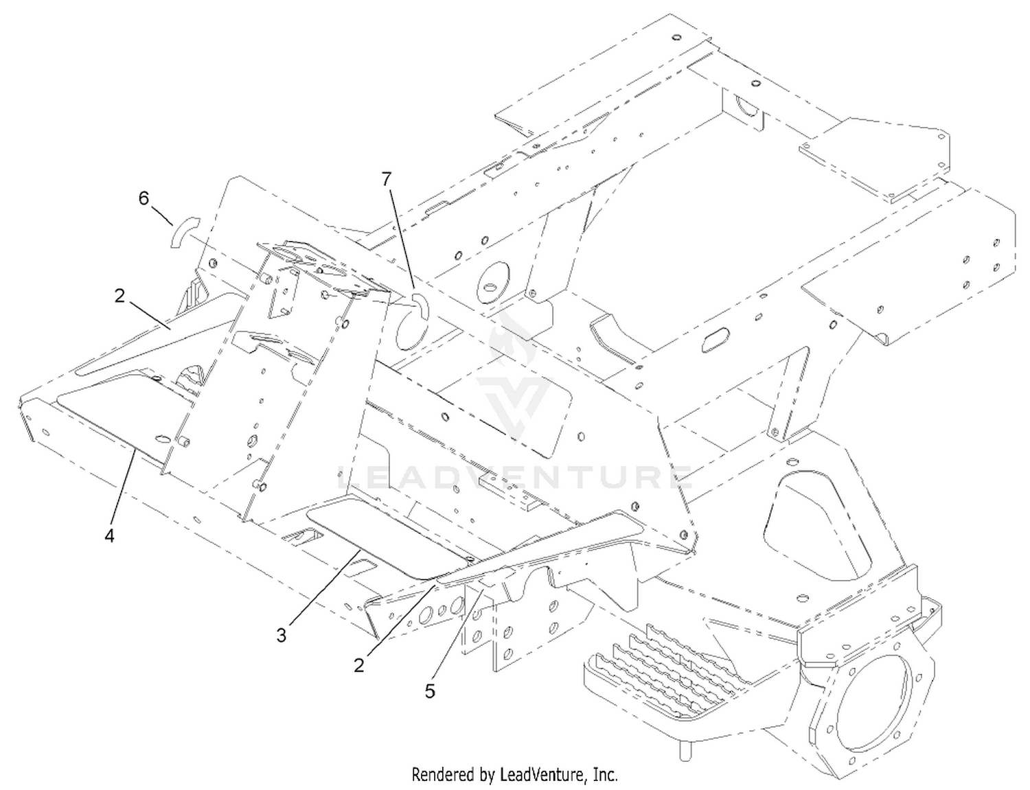 Front Frame Decal Assembly No. 108-4407