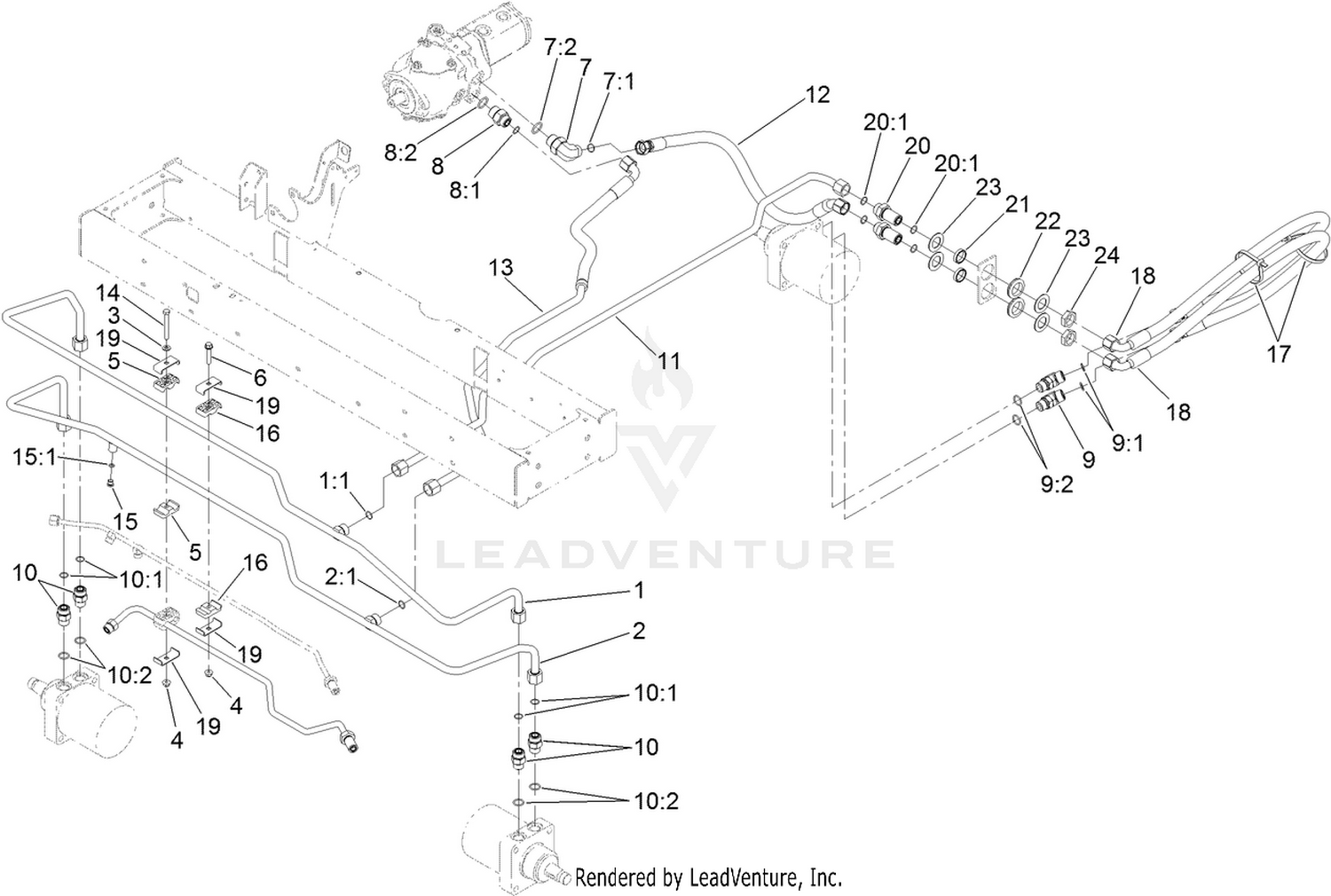 Traction Hydraulic Assembly