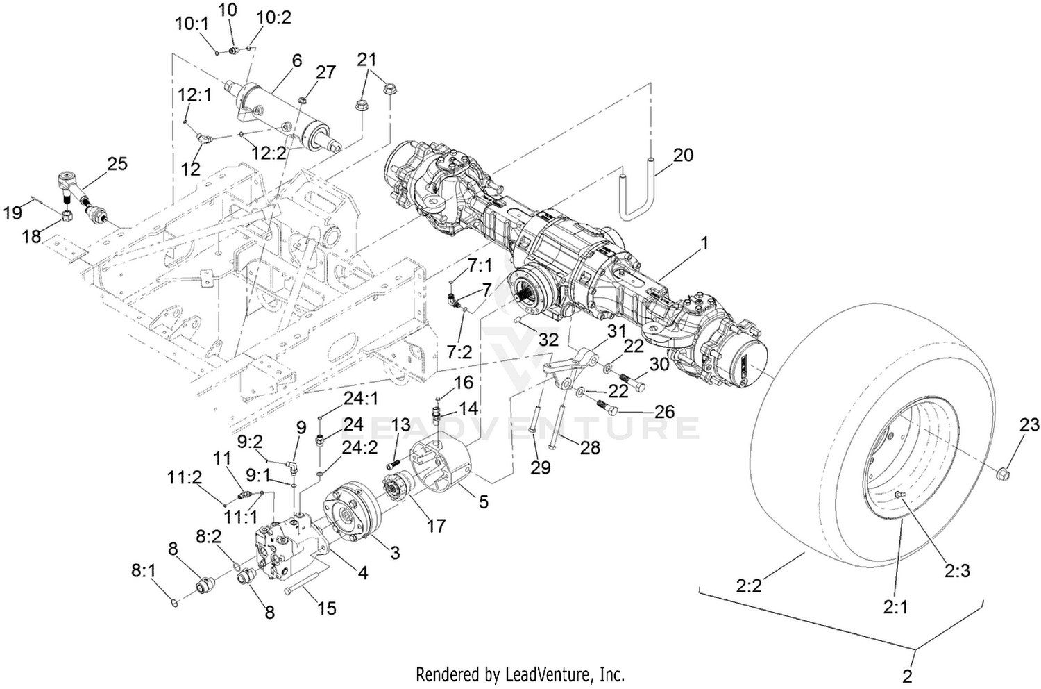 Rear Axle Assembly