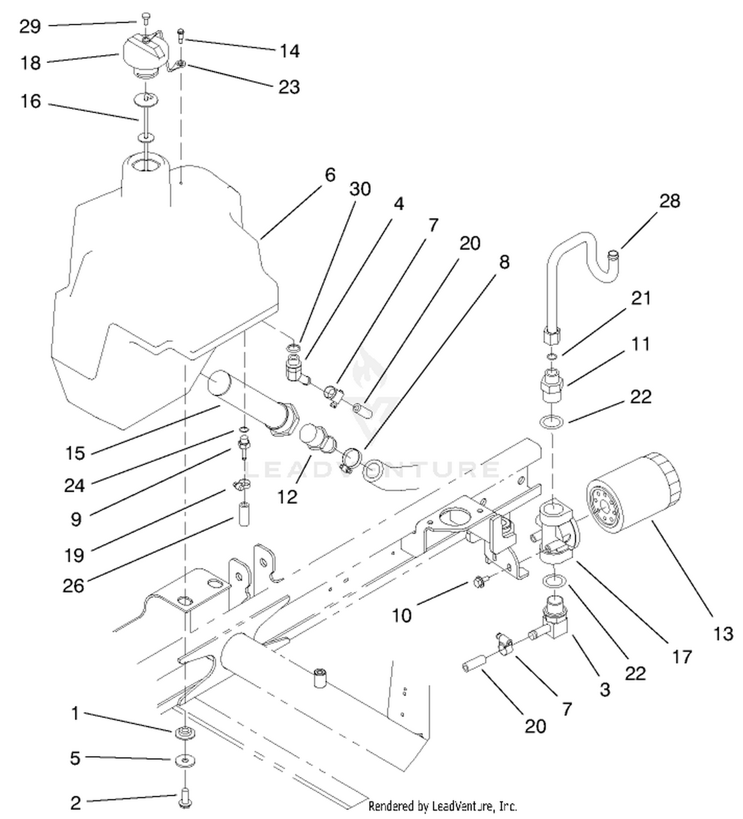 Hydraulic Tank Assembly