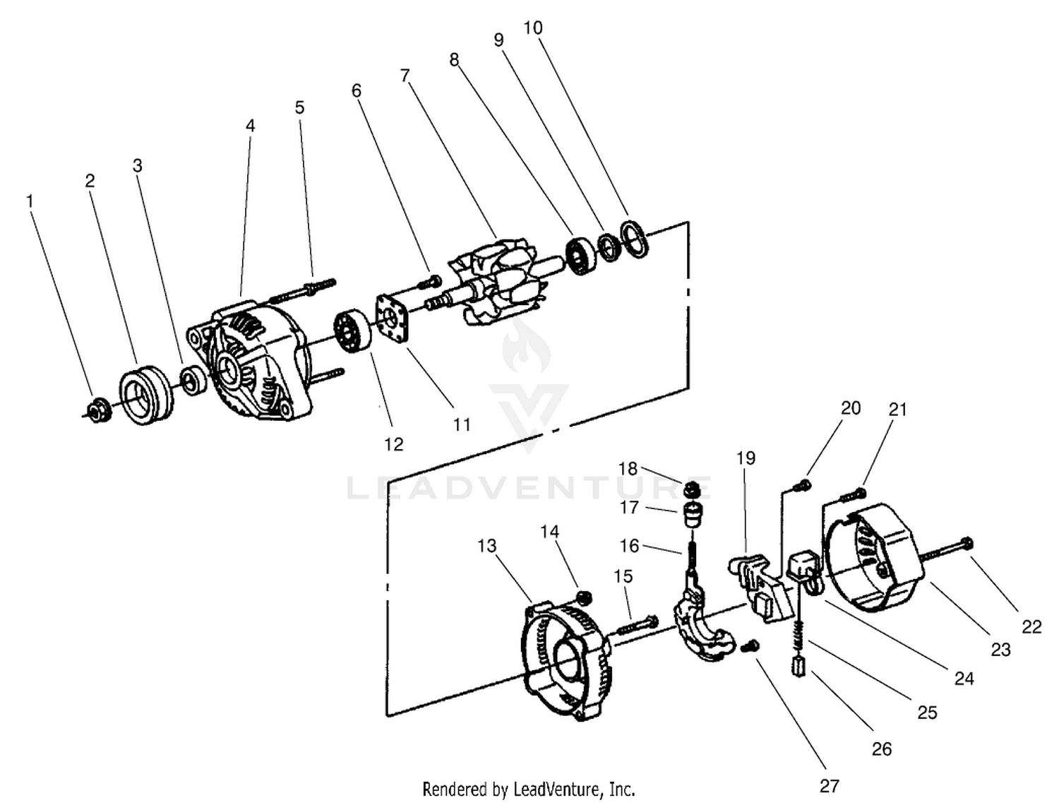Alternator Assembly No. 98-9474