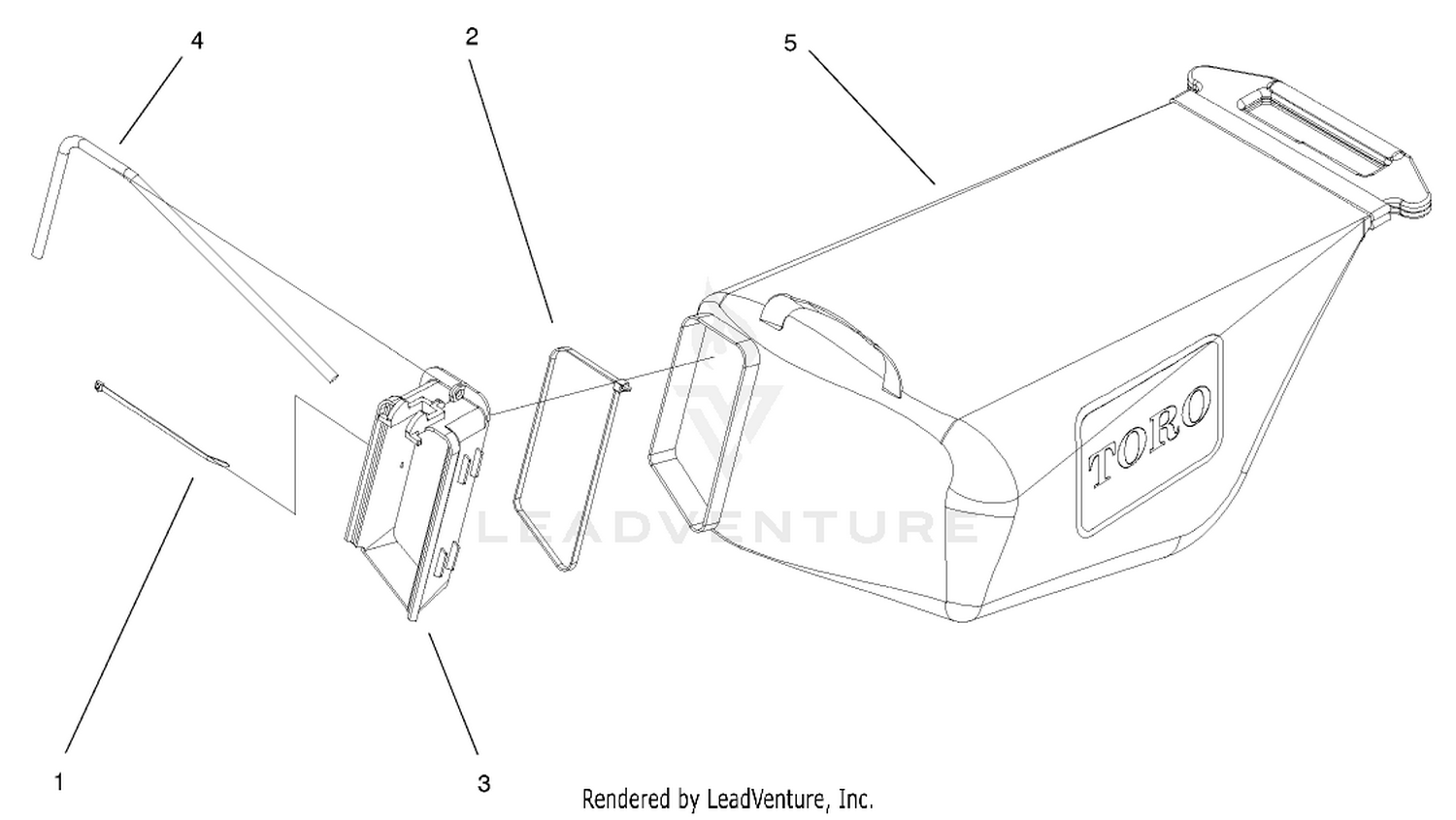 Grass Bag Assembly Part No. 98-2699