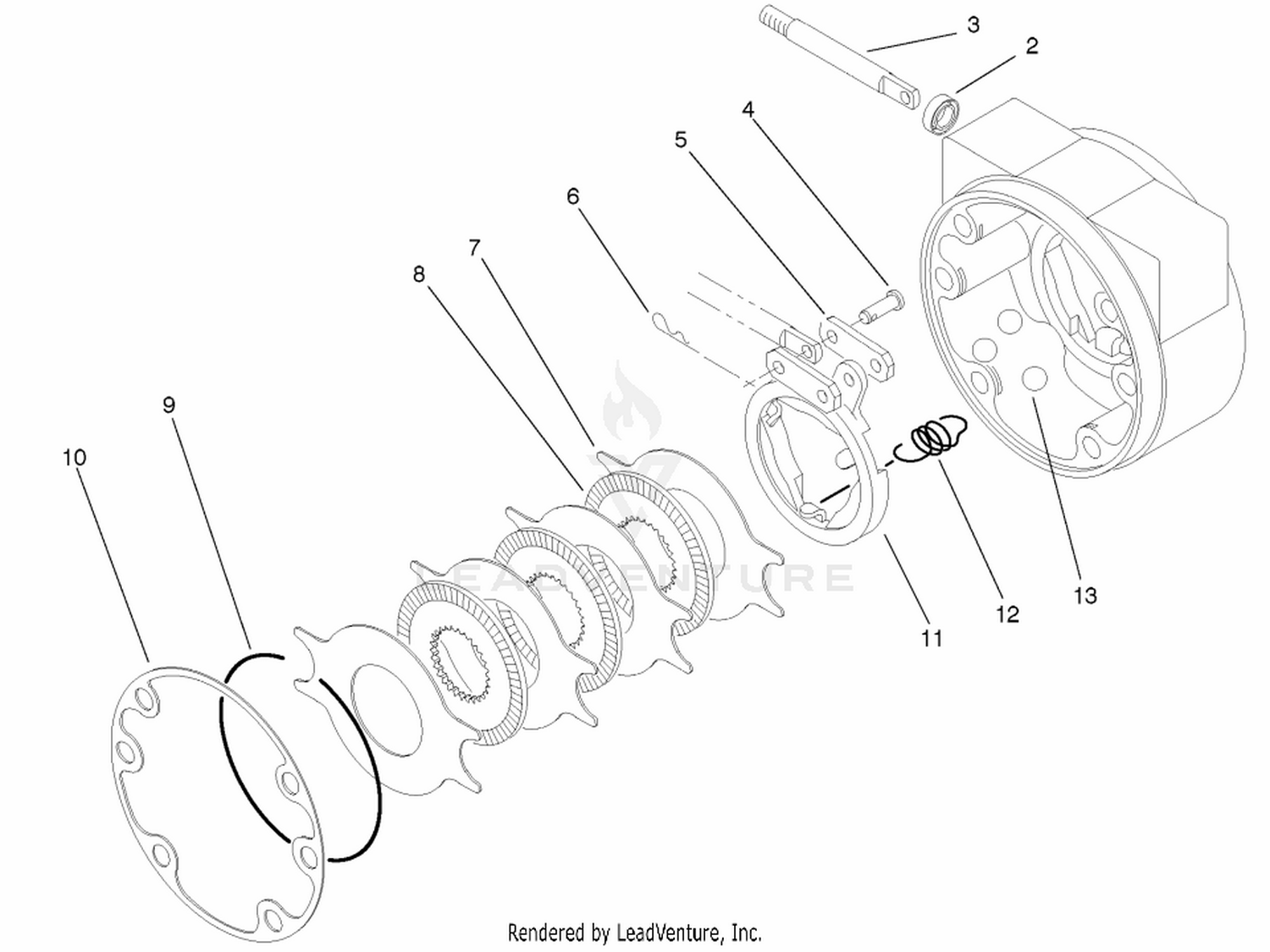 Rh-Brake Assembly