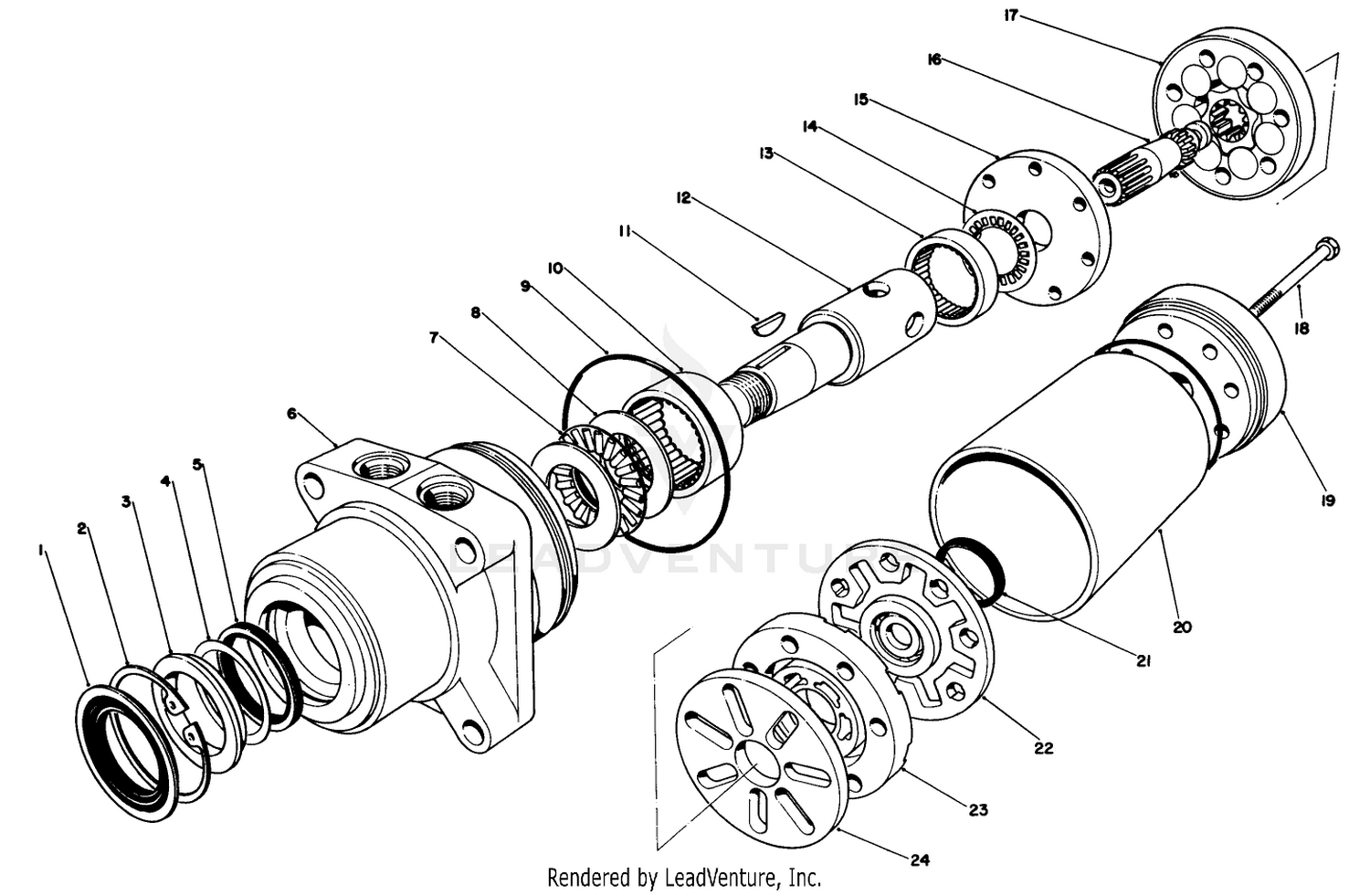 No. 10-8010 Hydraulic Drive Motor