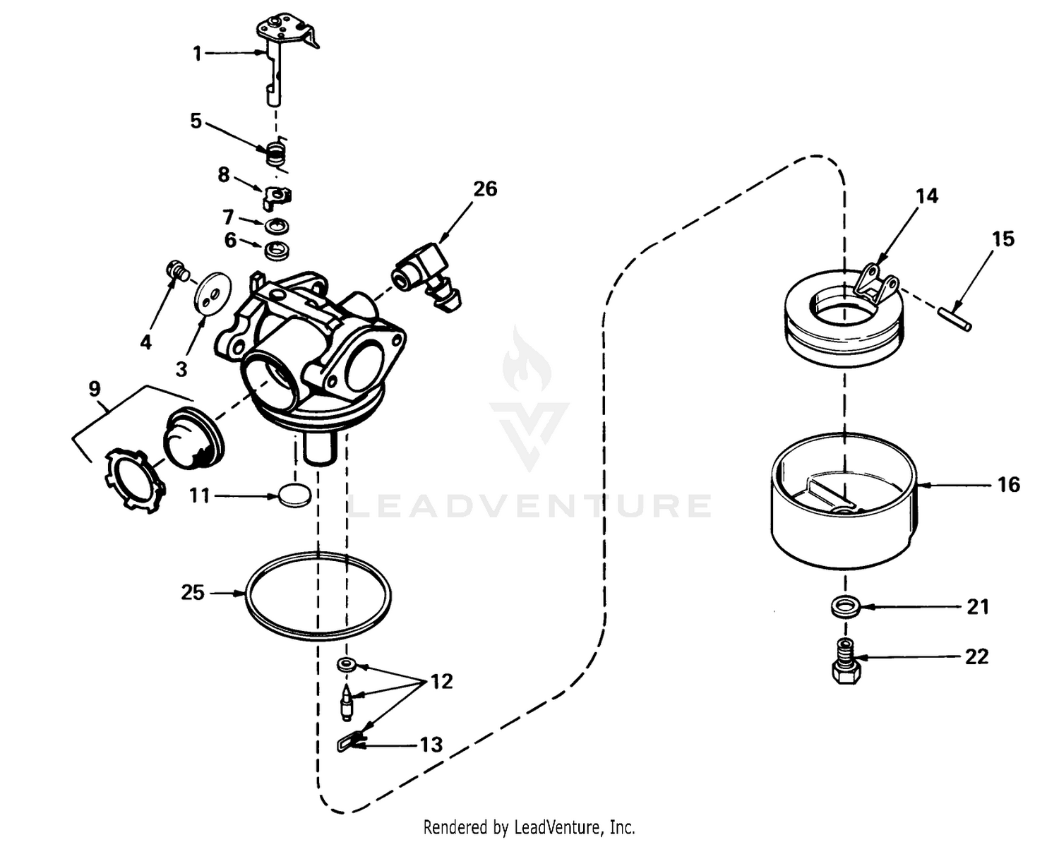 Carburetor No. 632050