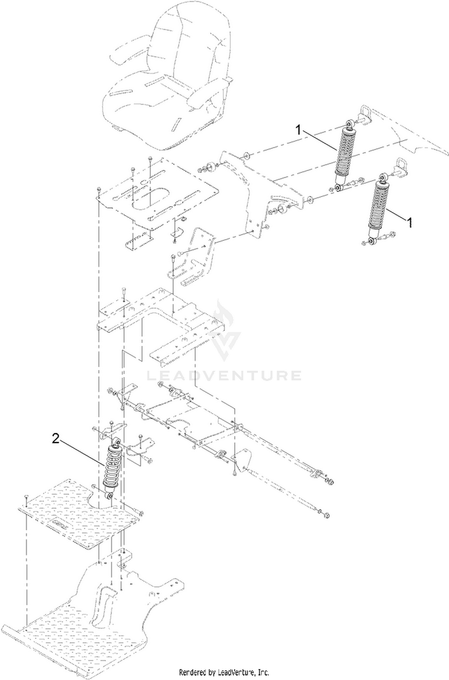 Shock and Spring Kit Assembly No. 137-2042