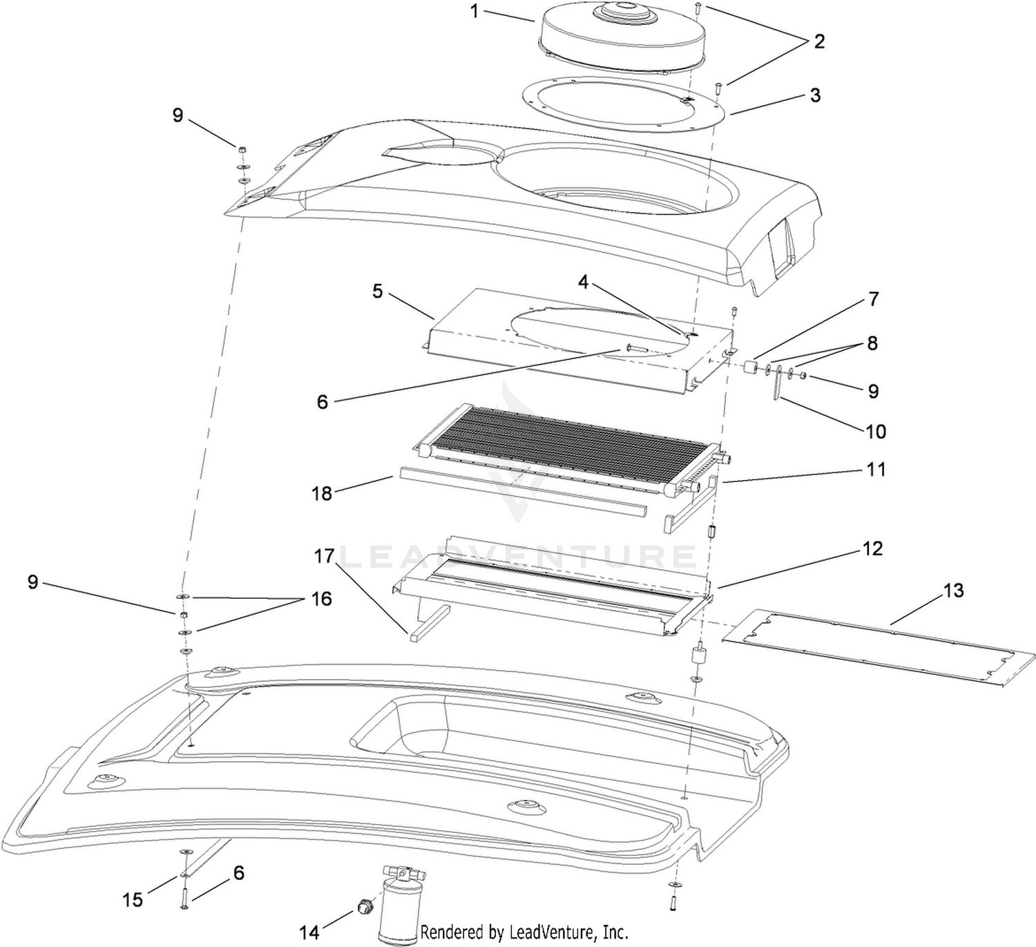 Air Conditioning Screen Assembly