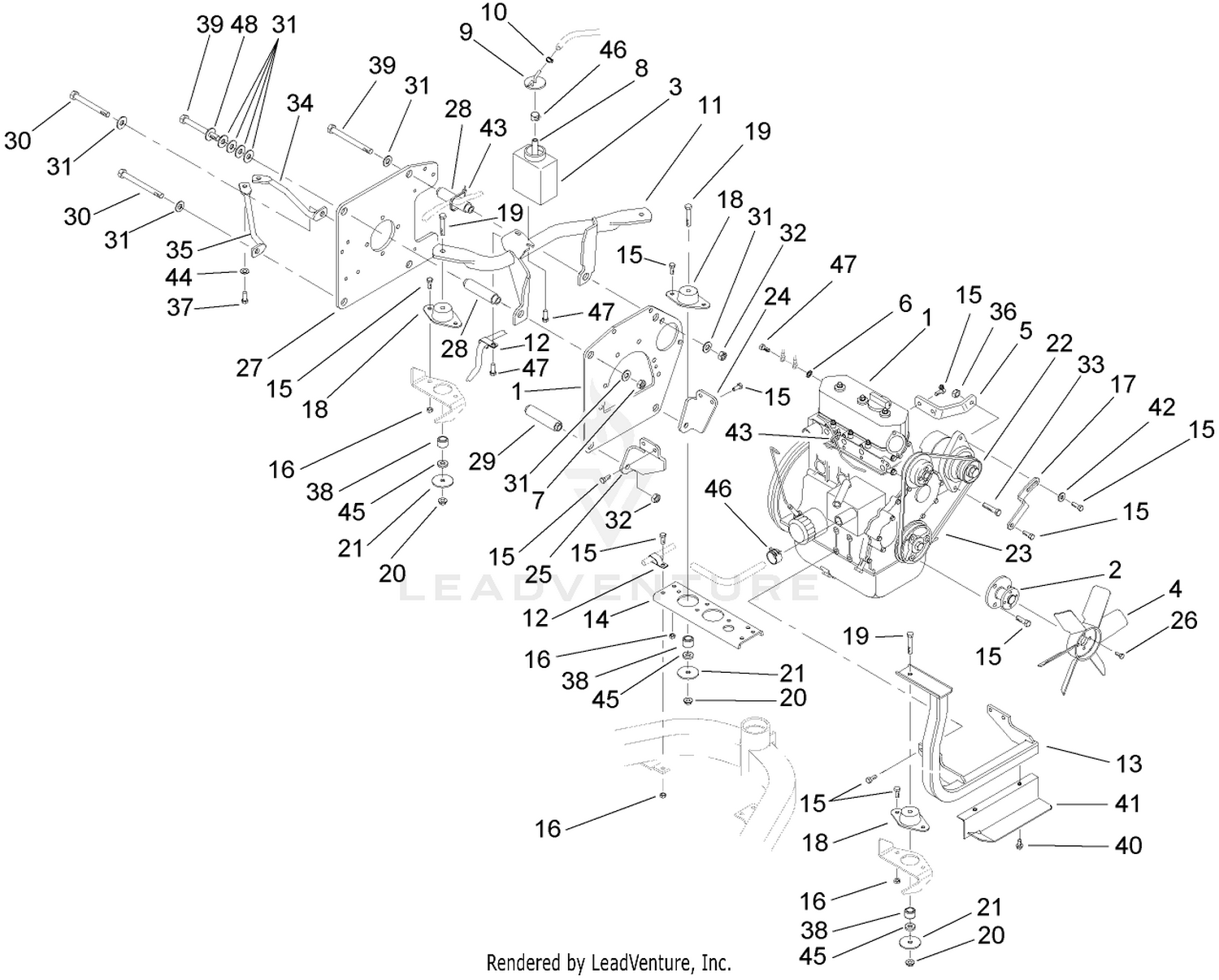 Engine Installation Assembly