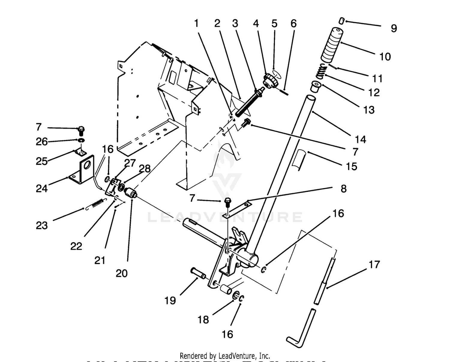 Lift Bar Linkage Assembly