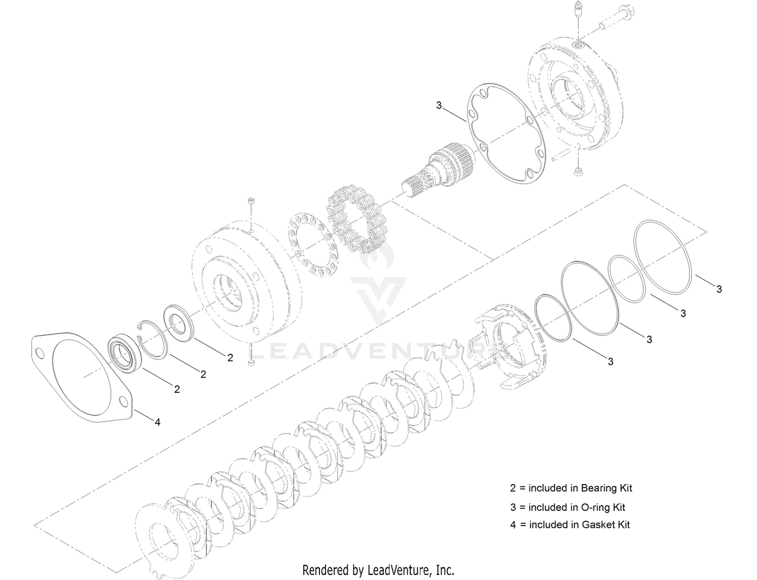 Parking Brake Assembly No. 133-4850