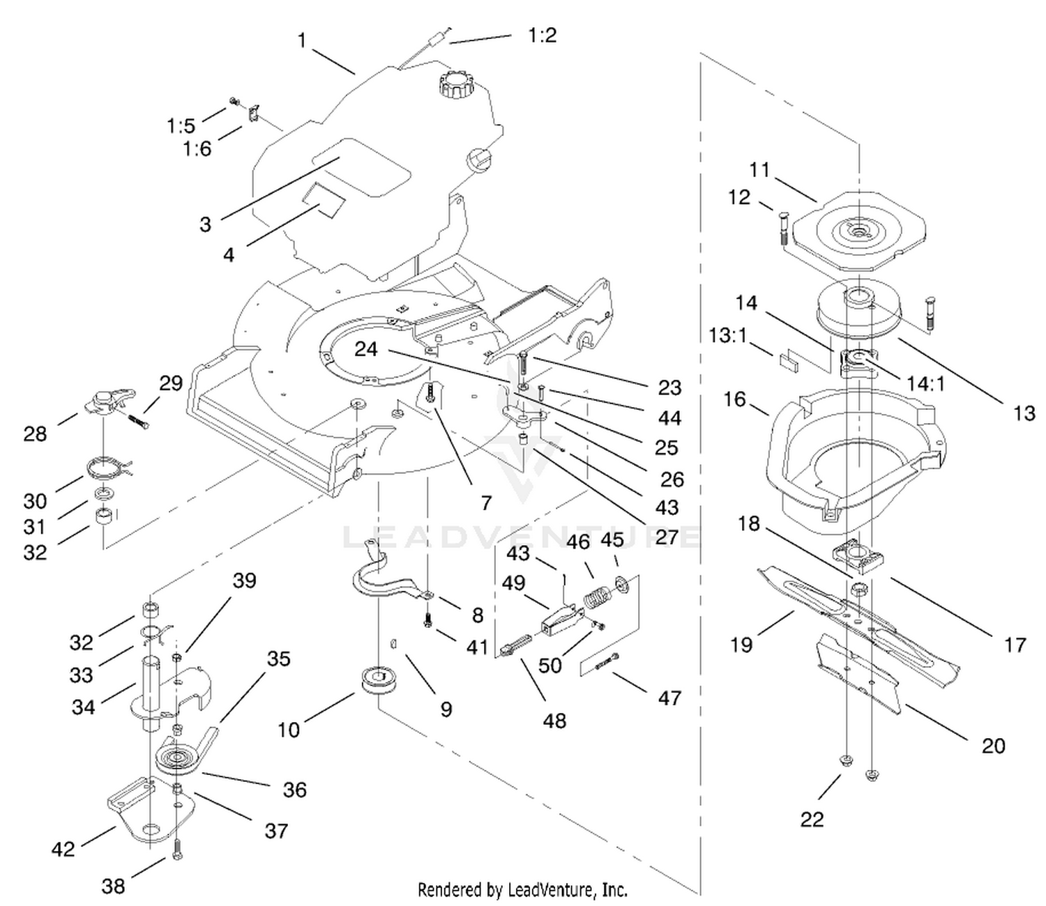 Blade Brake Clutch Assembly