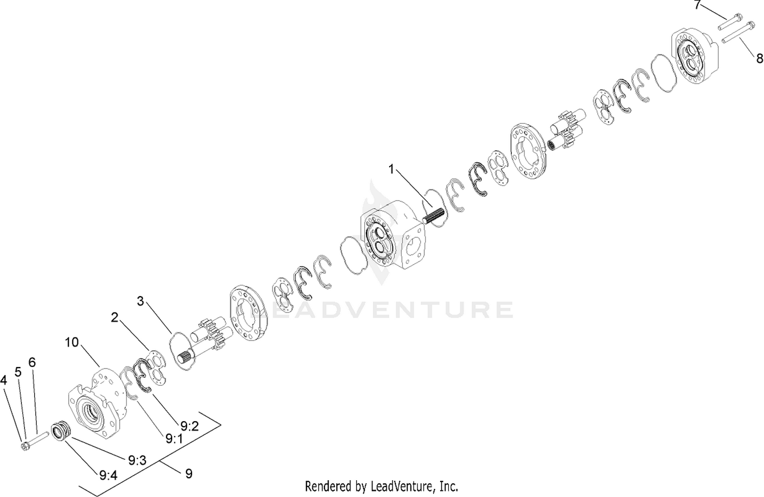 Gear Pump Assembly No. 107-1181-03
