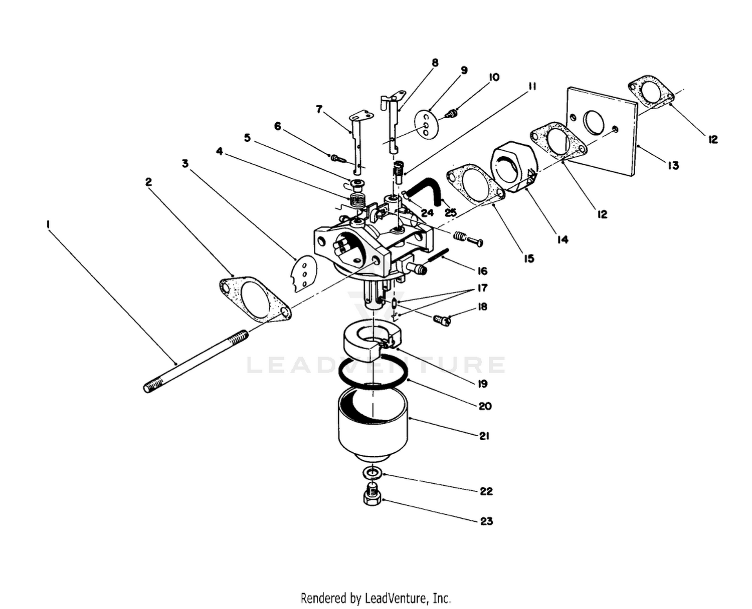 Carburetor Assembly (model No. 47ph7)