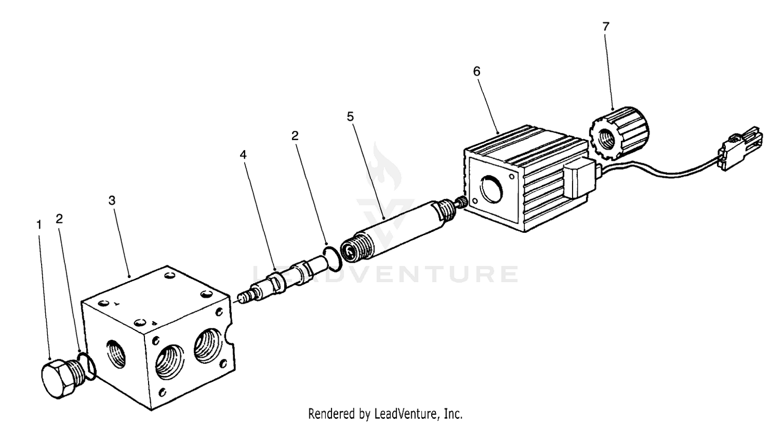 Solenoid Valve Assembly No. 76-9970 (model No. 30455 Only)