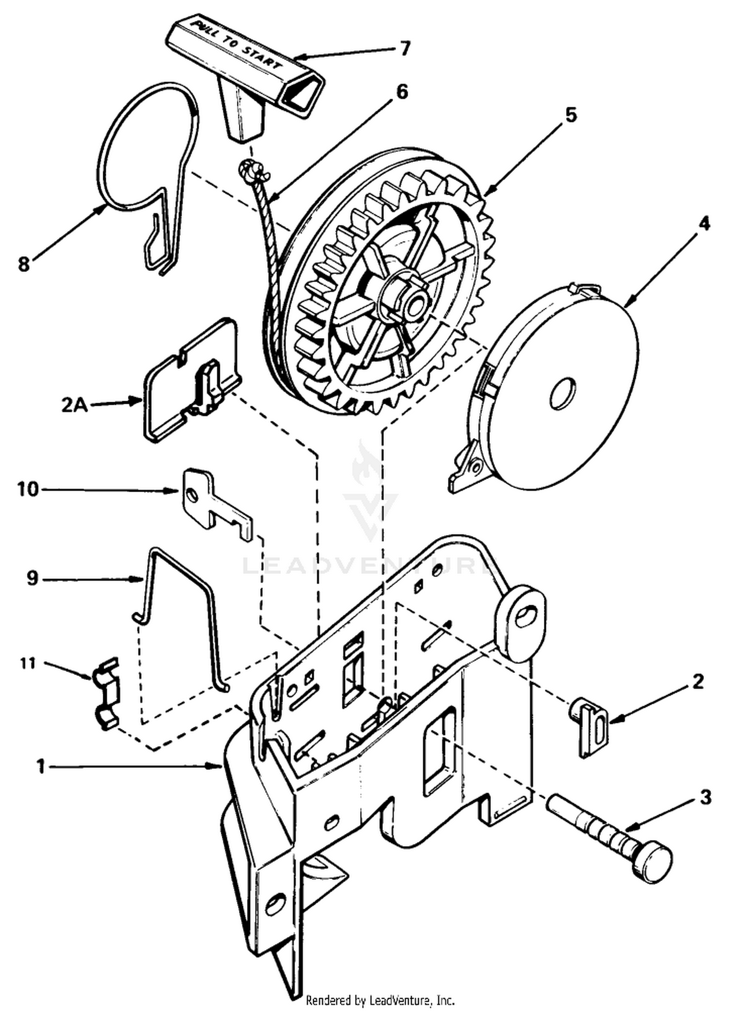 Rewind Starter No. 590531