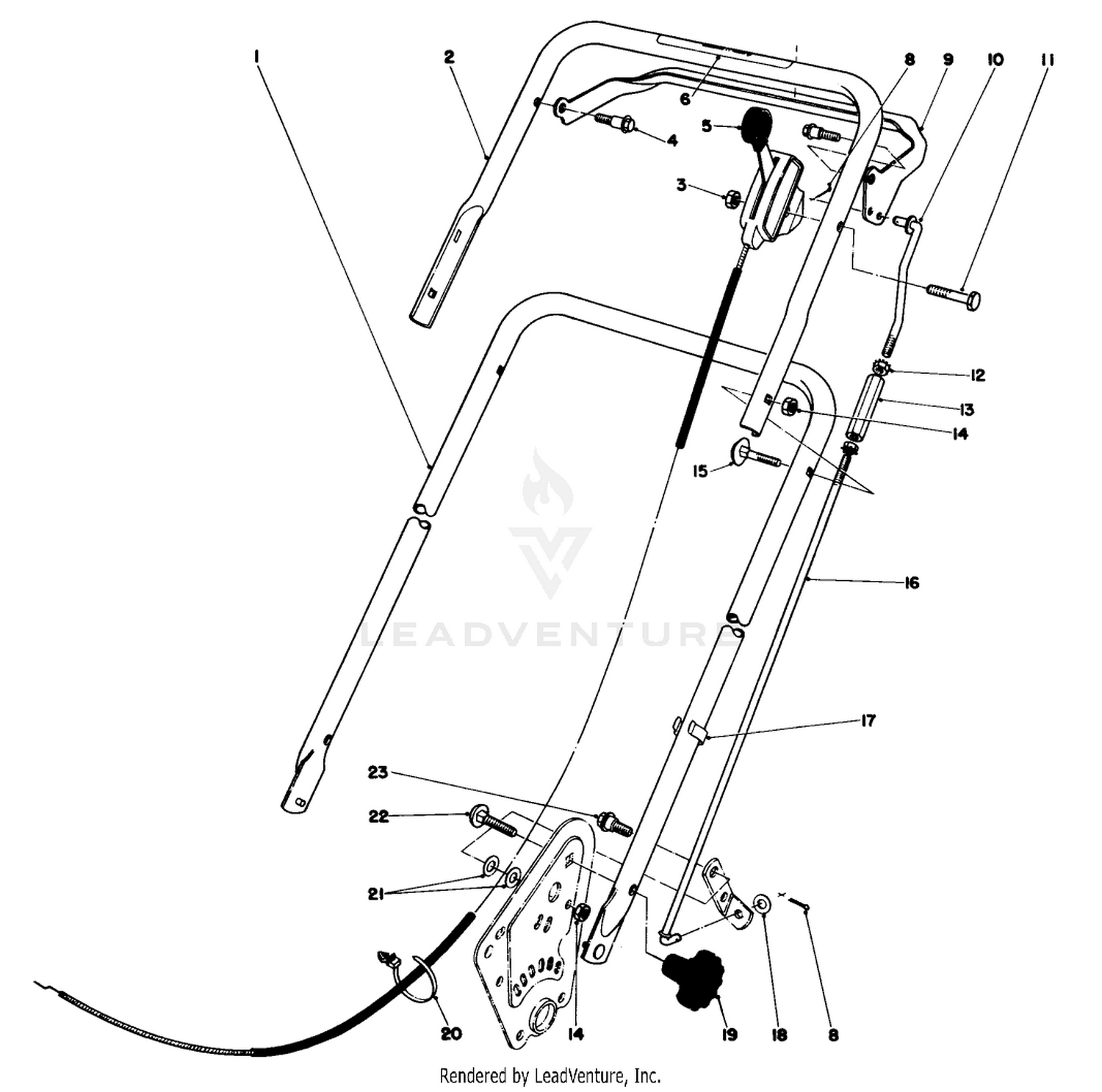 Handle Assembly (model No. 16940)