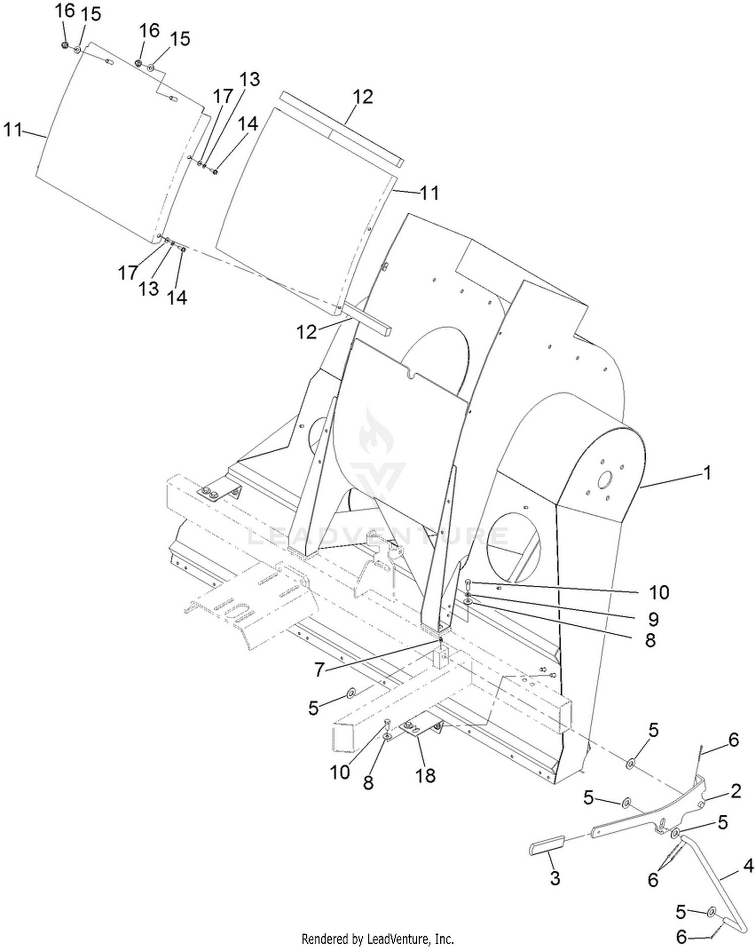 Blower and Throat Assembly
