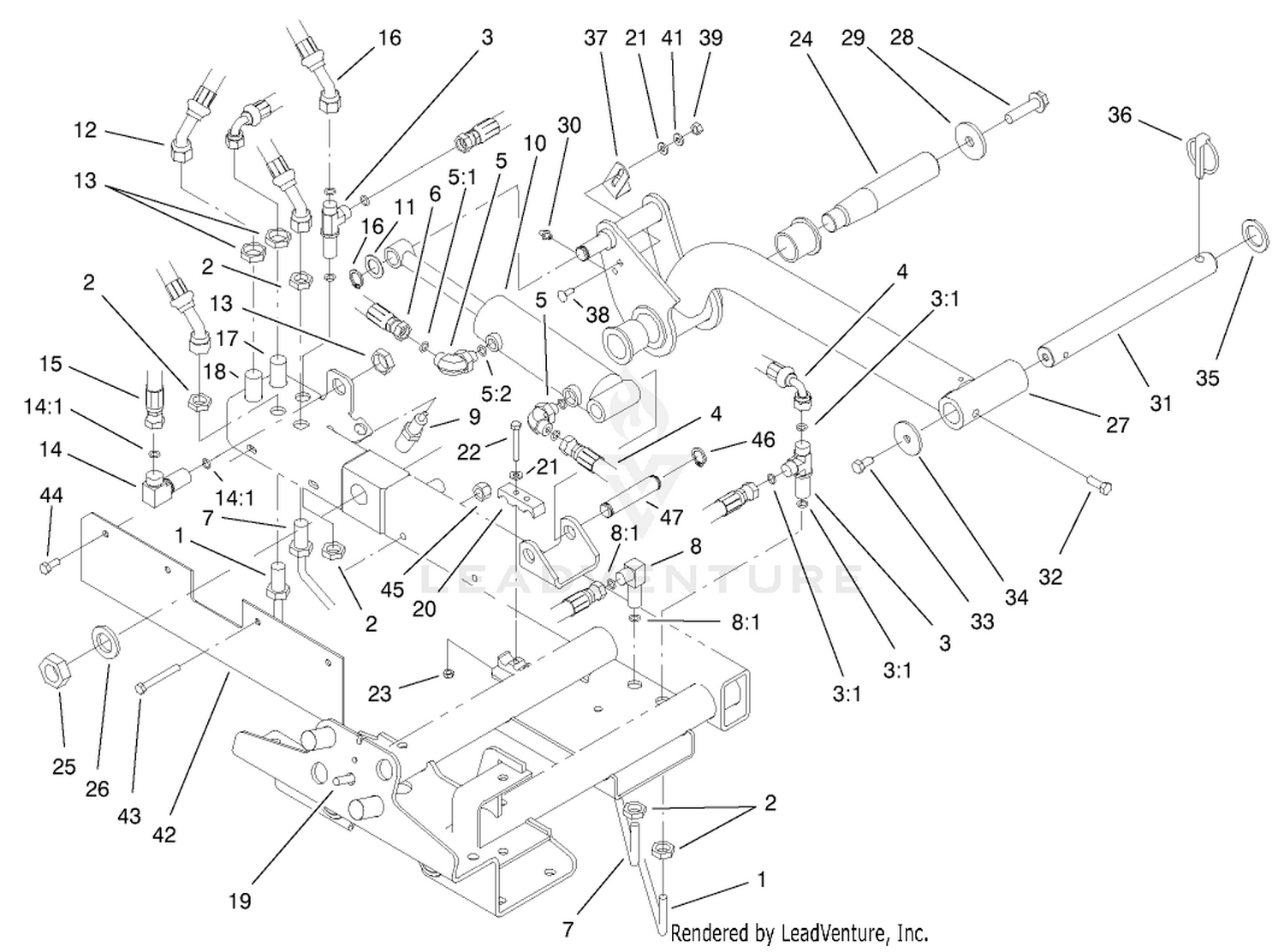 Rear Liftarm Assembly