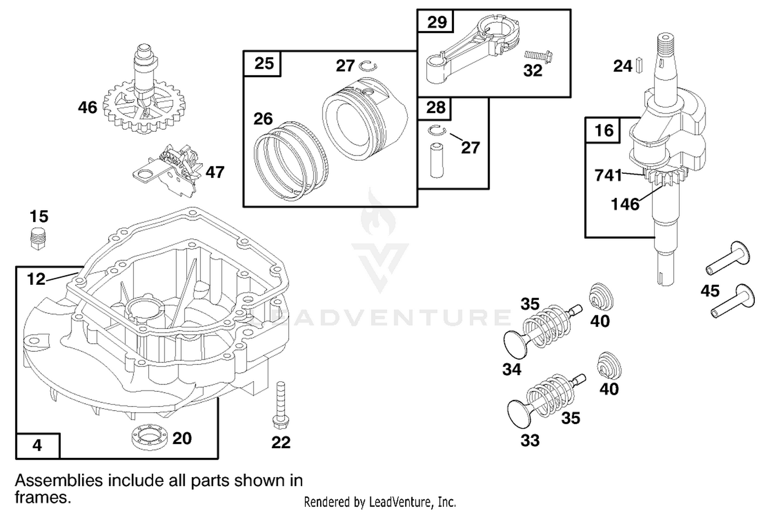 Engine Briggs  Stratton Model 12h802-1758-E1 2