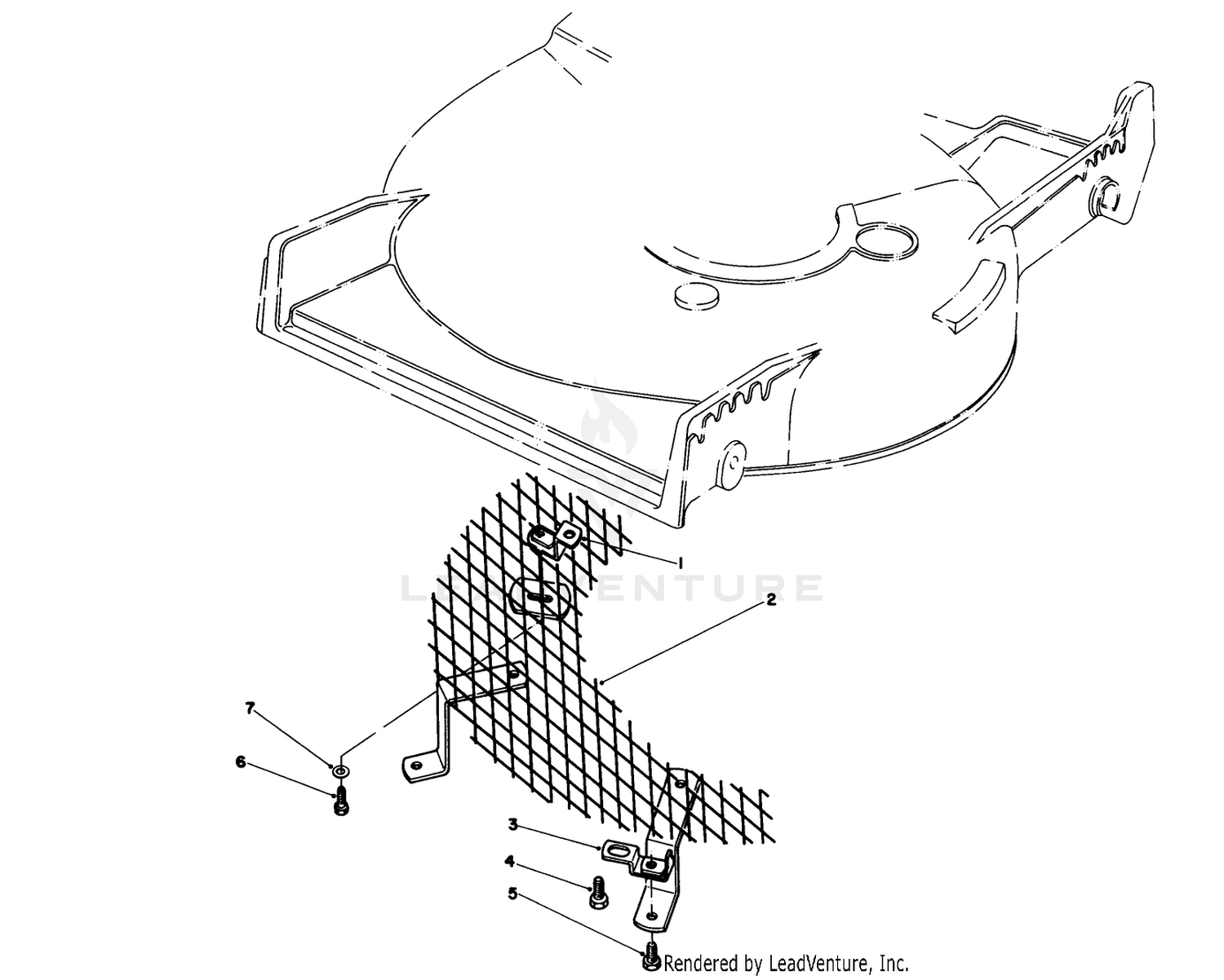 Leaf Shredder Kit Model No. 59157 (optional)