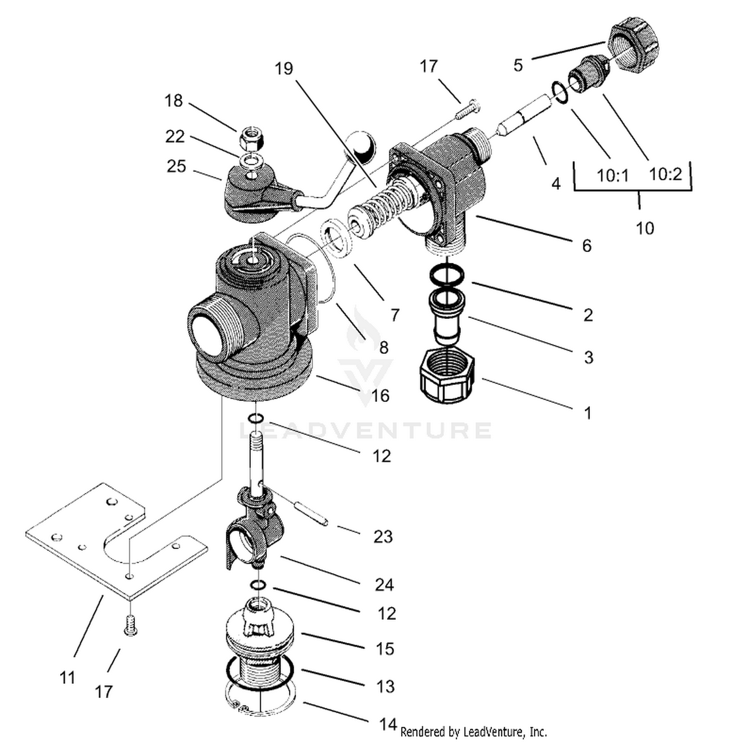 Main On/Off Valve Assembly No. 106-4881