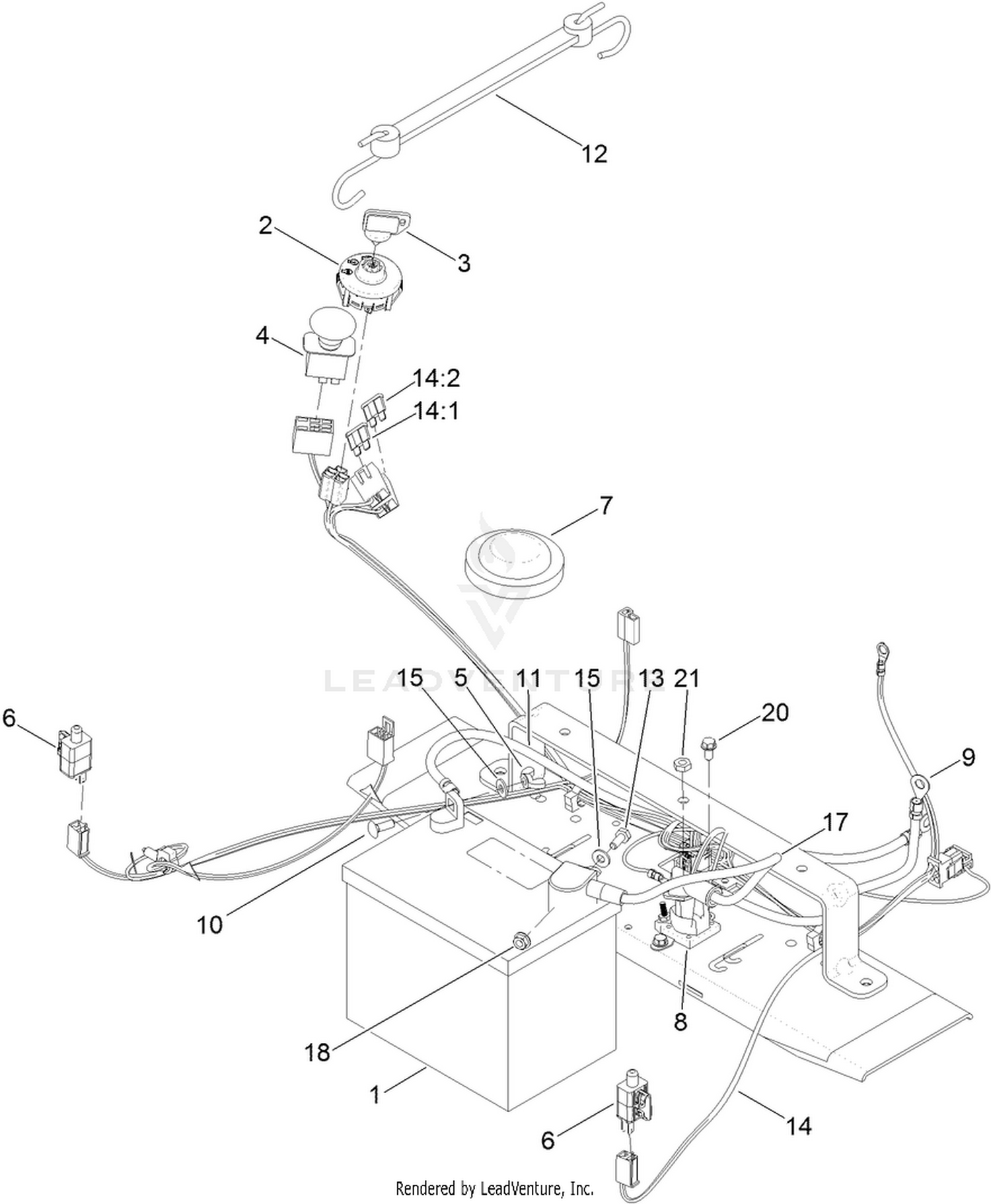 Battery and Electrical Assembly