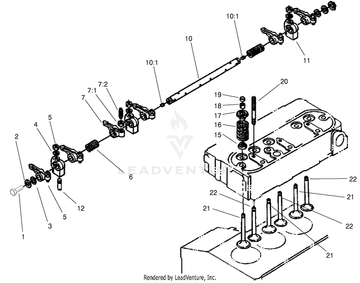 Valve And Rocker Arm Assembly