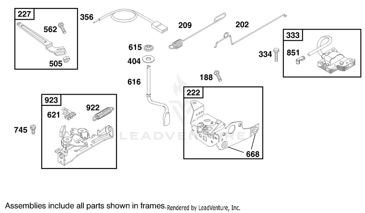 Engine Briggs  Stratton Model 12h802-1767-E1 4