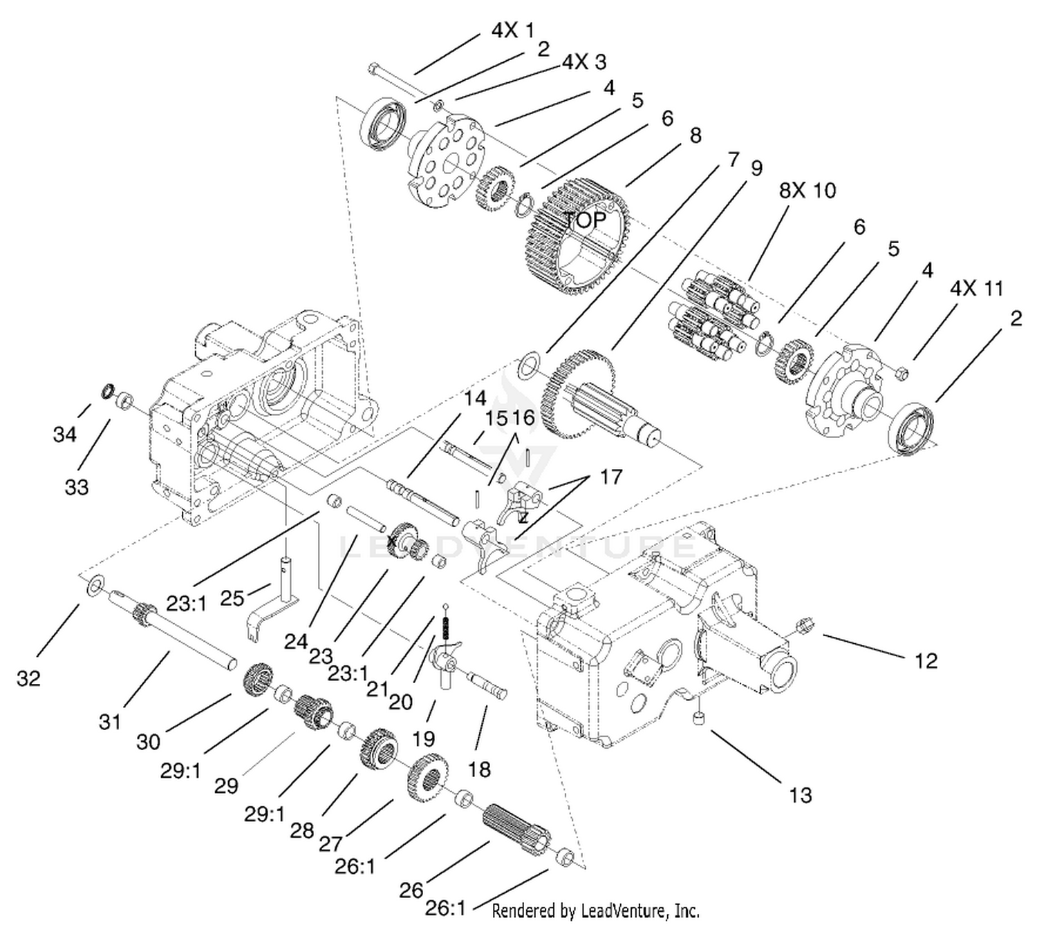 Transmission Gear Assembly