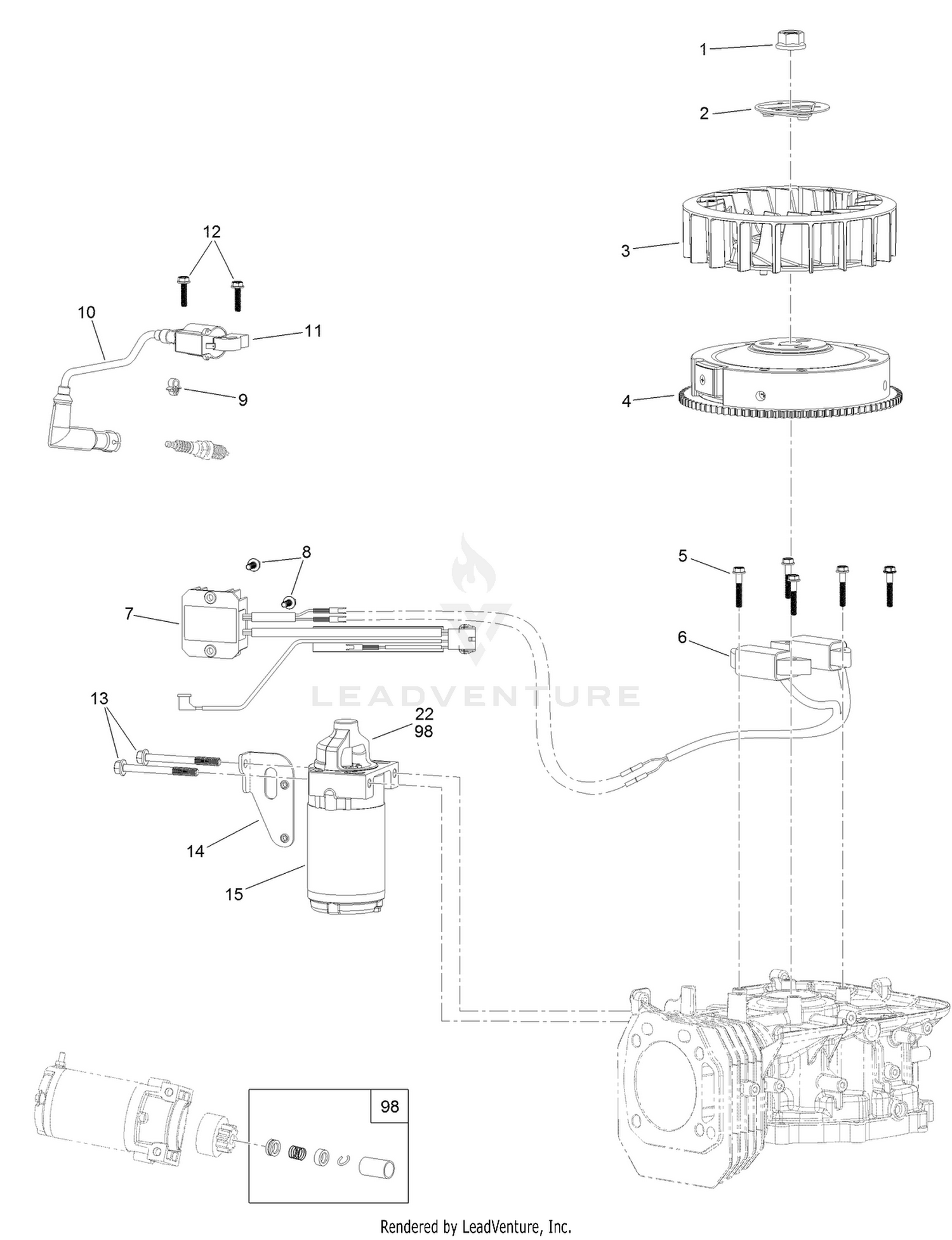 Ignition and Electrical Assembly