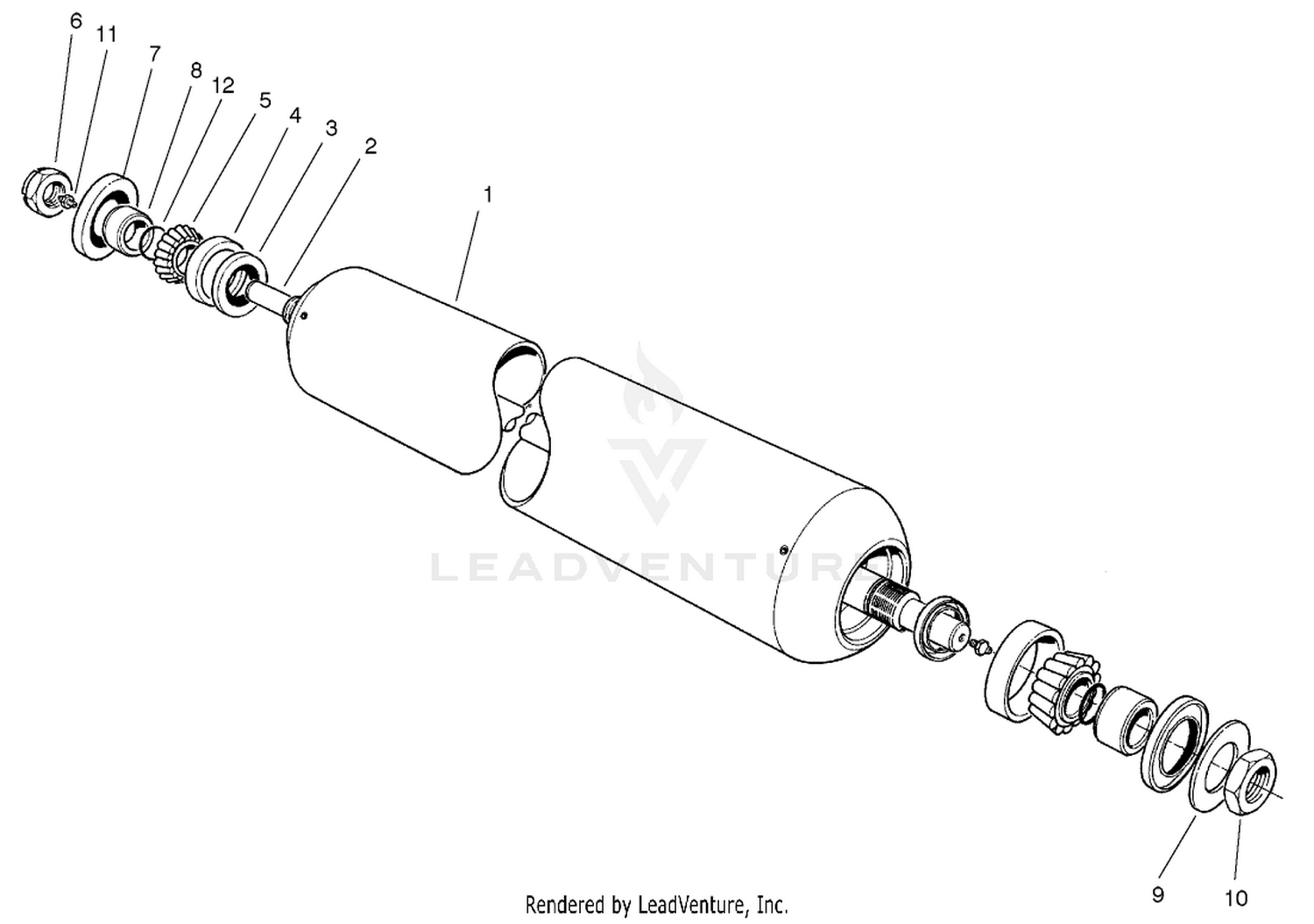 Rear Roller Assembly No. 59-5630