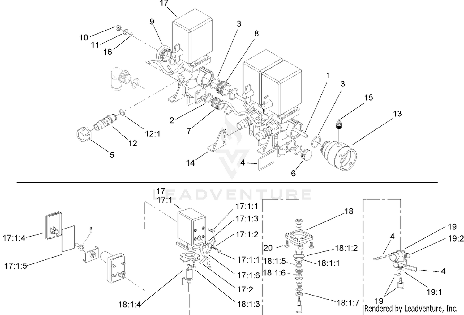 Valve Boom Assembly