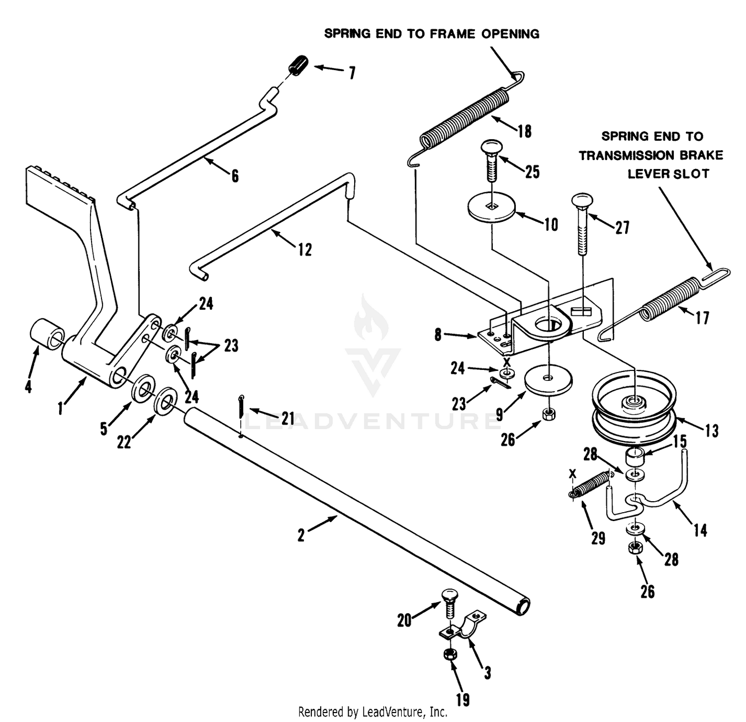 Brake  Idler Assembly (212-5)